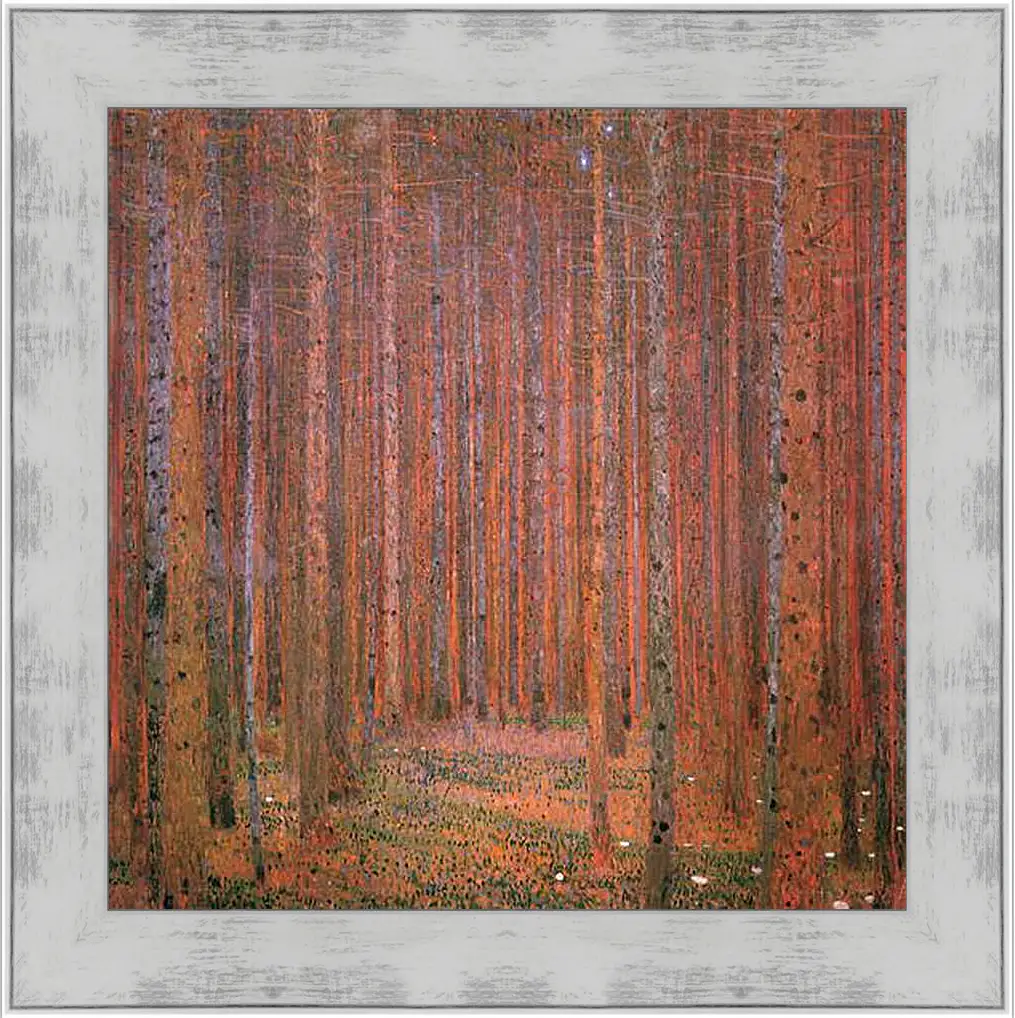 Картина в раме - Сосновый лес. Tannenwald I. Густав Климт