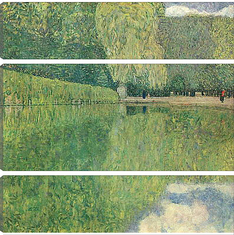 Модульная картина - Schonbrunner Park. Густав Климт
