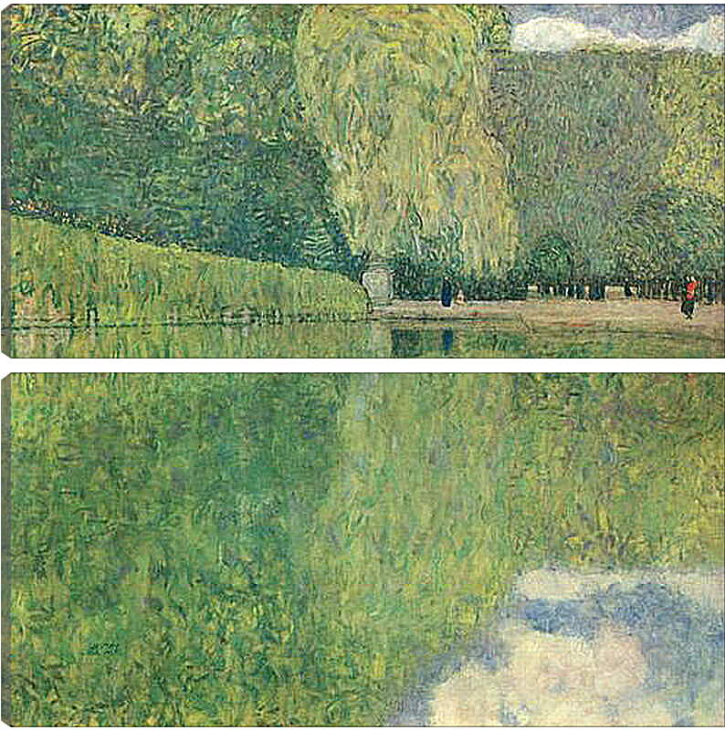 Модульная картина - Schonbrunner Park. Густав Климт