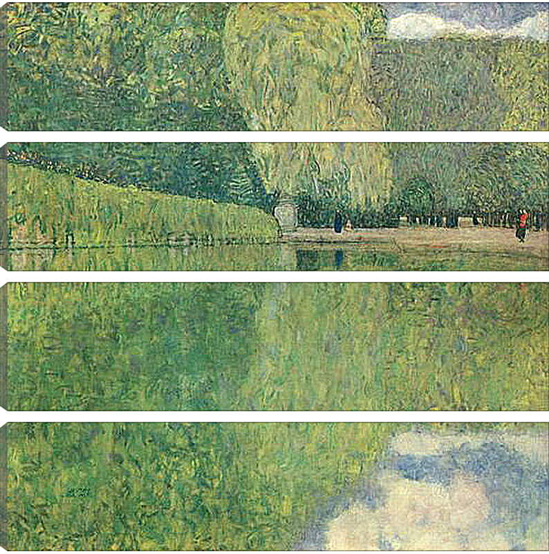 Модульная картина - Schonbrunner Park. Густав Климт
