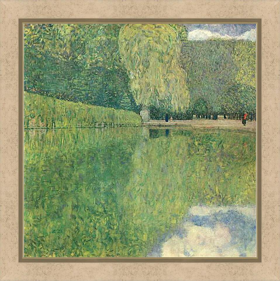 Картина в раме - Schonbrunner Park. Густав Климт
