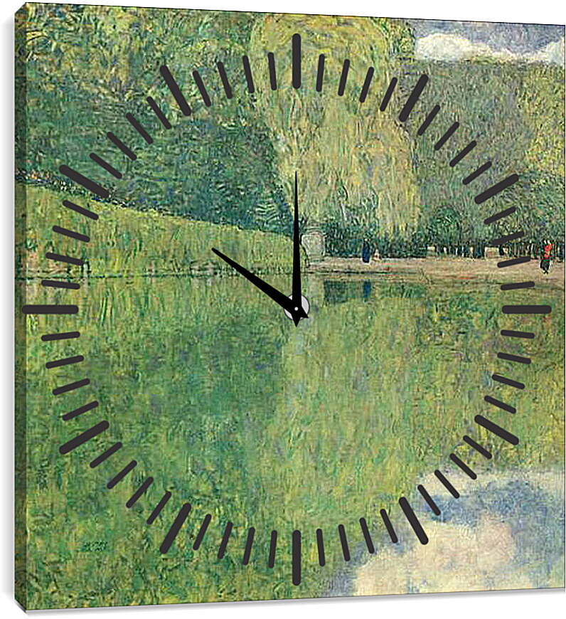 Часы картина - Schonbrunner Park. Густав Климт
