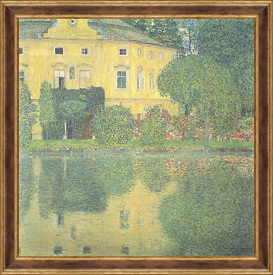 Картина в раме - Schloss Kammer am Attersee IV. Густав Климт
