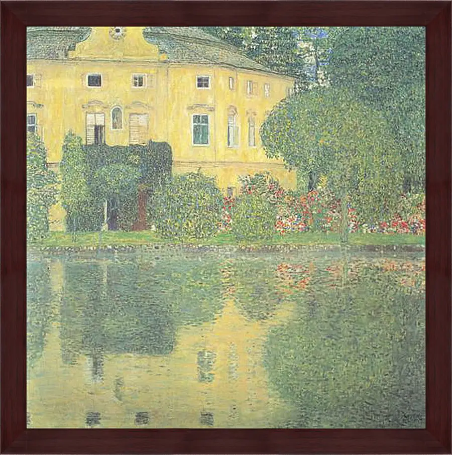 Картина в раме - Schloss Kammer am Attersee IV. Густав Климт