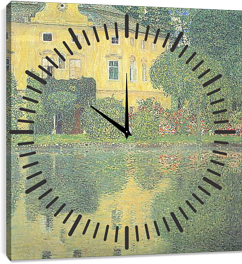 Часы картина - Schloss Kammer am Attersee IV. Густав Климт

