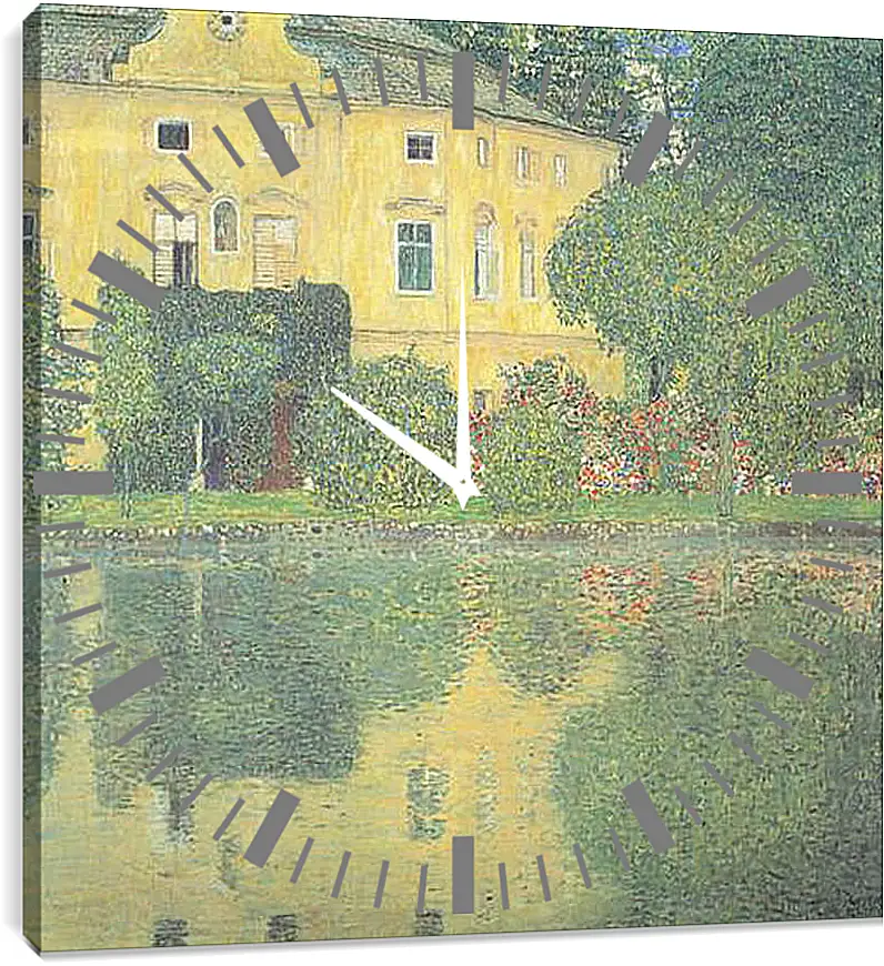 Часы картина - Schloss Kammer am Attersee IV. Густав Климт