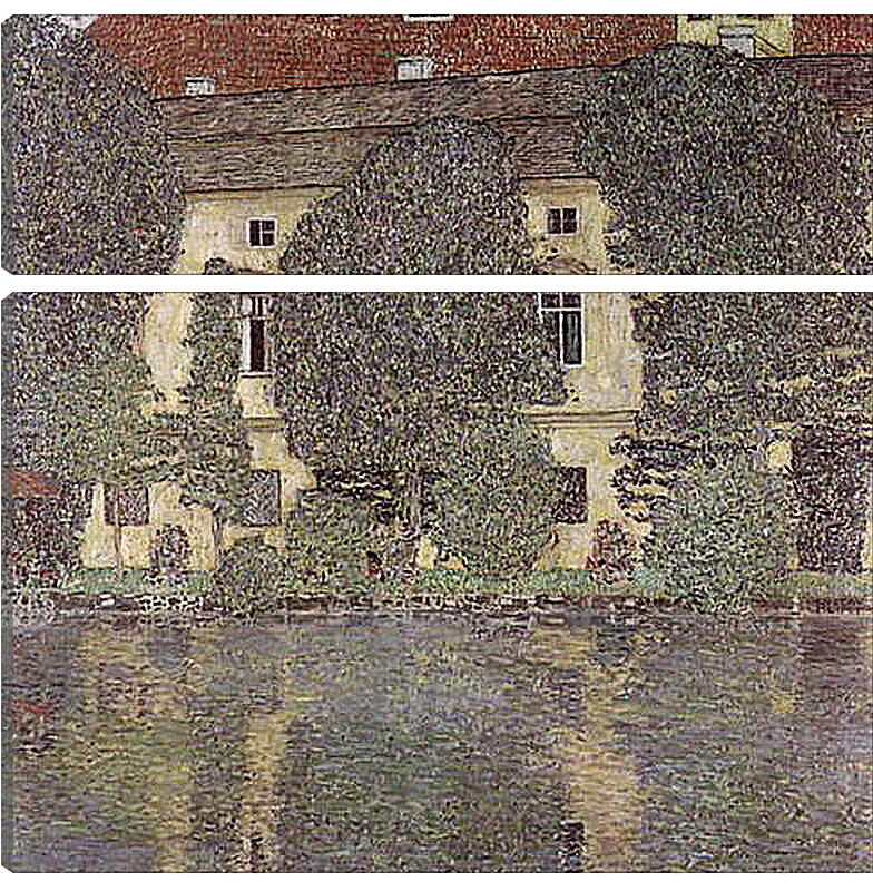 Модульная картина - Schloss Kammer am Attersee III. Густав Климт

