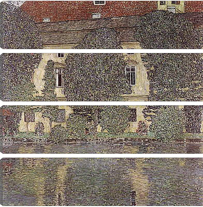 Модульная картина - Schloss Kammer am Attersee III. Густав Климт