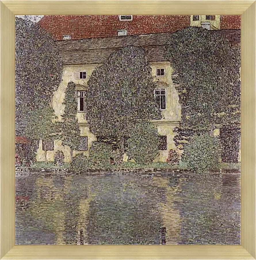 Картина в раме - Schloss Kammer am Attersee III. Густав Климт
