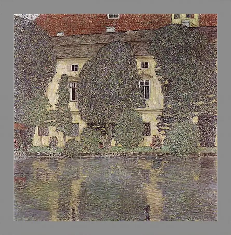 Картина в раме - Schloss Kammer am Attersee III. Густав Климт