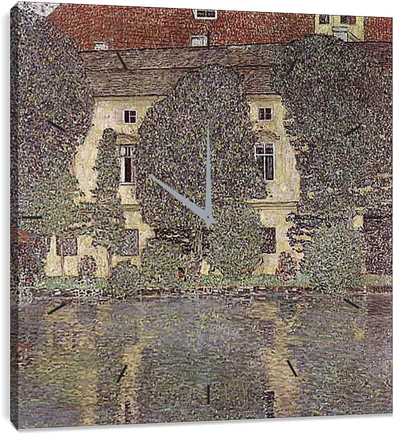 Часы картина - Schloss Kammer am Attersee III. Густав Климт
