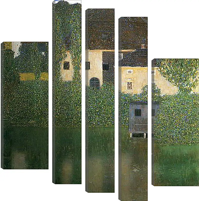 Модульная картина - Schloss Kammer am Attersee I (Wasserschlob). Густав Климт