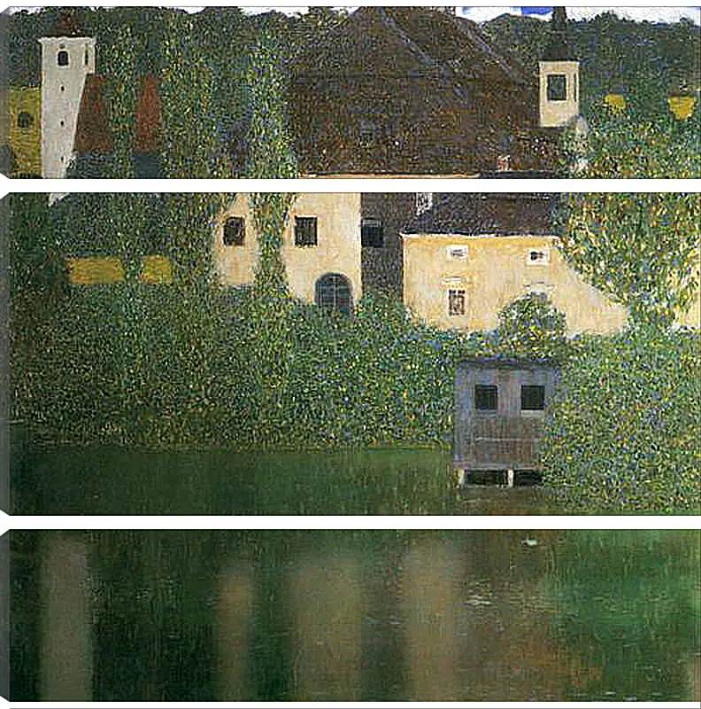 Модульная картина - Schloss Kammer am Attersee I (Wasserschlob). Густав Климт
