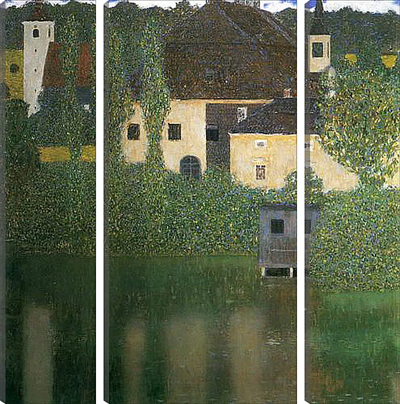 Модульная картина - Schloss Kammer am Attersee I (Wasserschlob). Густав Климт