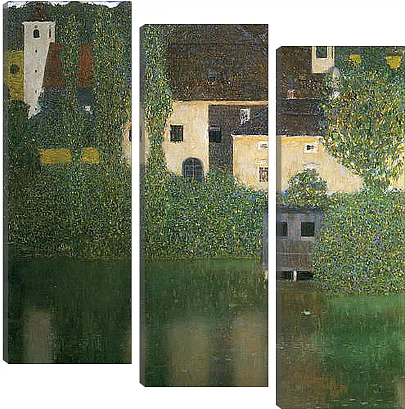 Модульная картина - Schloss Kammer am Attersee I (Wasserschlob). Густав Климт