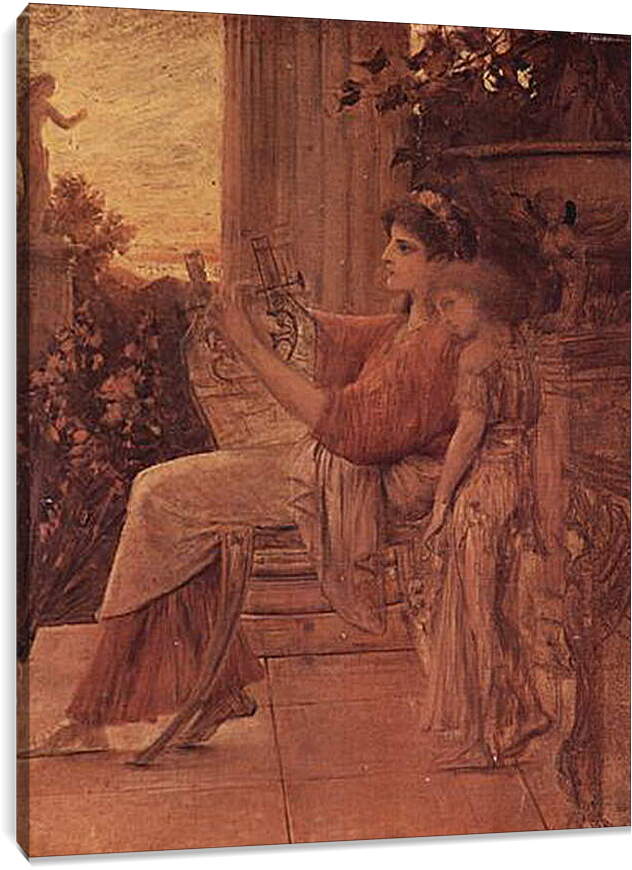 Постер и плакат - Sappho. Густав Климт
