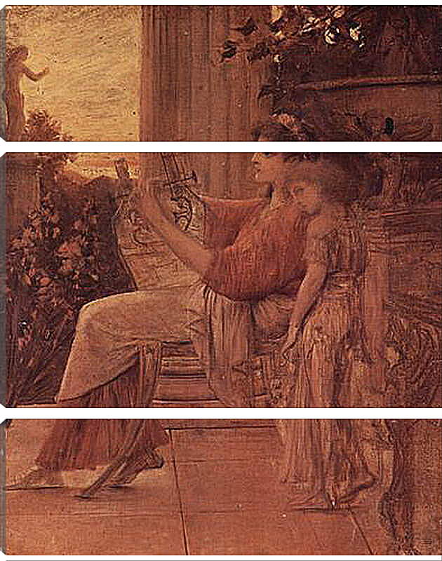 Модульная картина - Sappho. Густав Климт