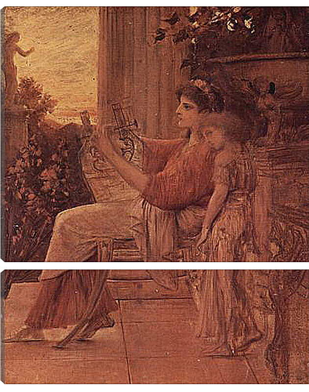 Модульная картина - Sappho. Густав Климт
