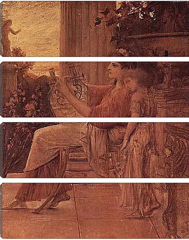 Модульная картина - Sappho. Густав Климт