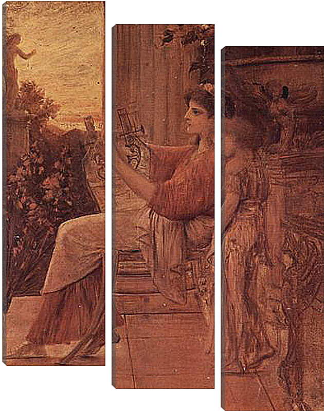Модульная картина - Sappho. Густав Климт
