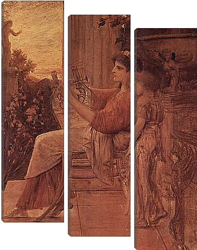 Модульная картина - Sappho. Густав Климт