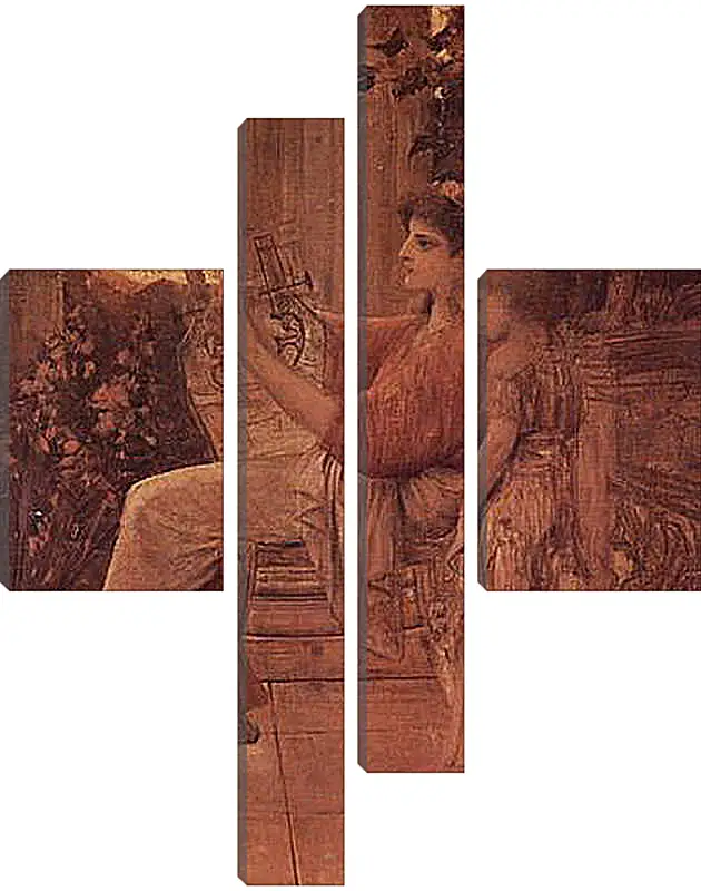 Модульная картина - Sappho. Густав Климт