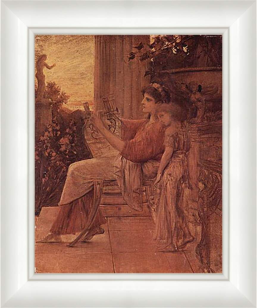 Картина в раме - Sappho. Густав Климт