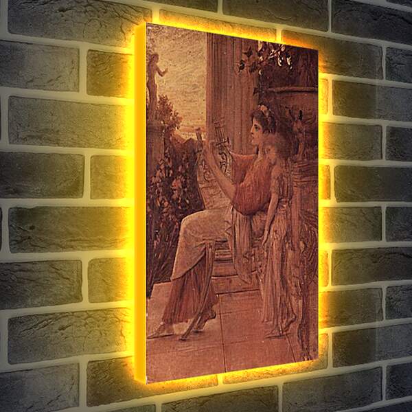 Лайтбокс световая панель - Sappho. Густав Климт