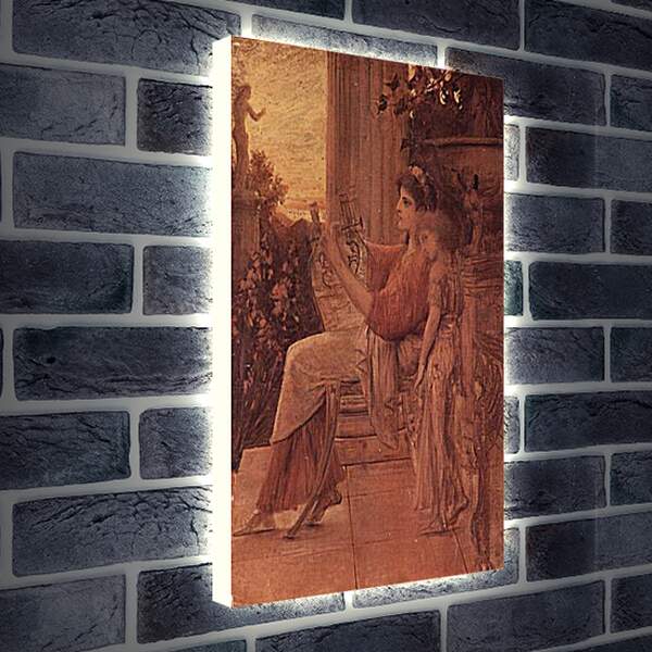 Лайтбокс световая панель - Sappho. Густав Климт
