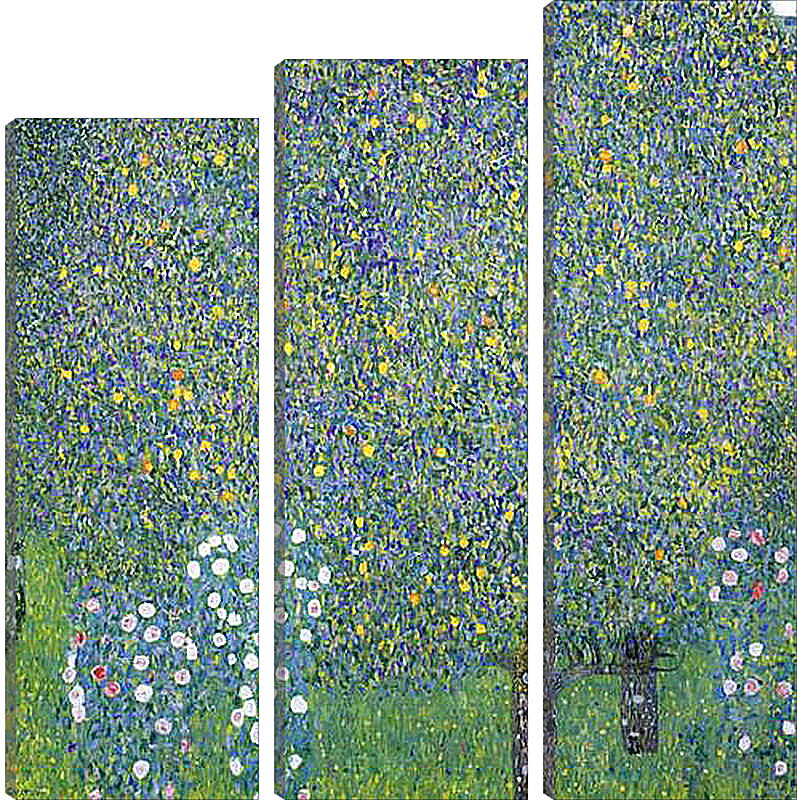 Модульная картина - Rosen unter Baumen. Густав Климт
