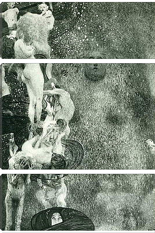 Модульная картина - Philosophie (Endzustand 1907). Густав Климт
