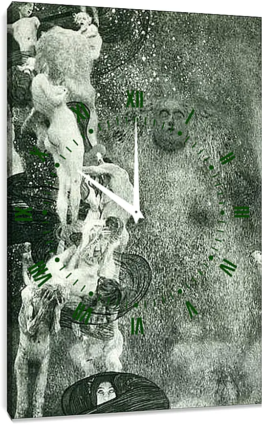 Часы картина - Philosophie (Endzustand 1907). Густав Климт