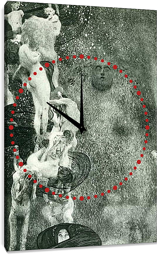 Часы картина - Philosophie (Endzustand 1907). Густав Климт
