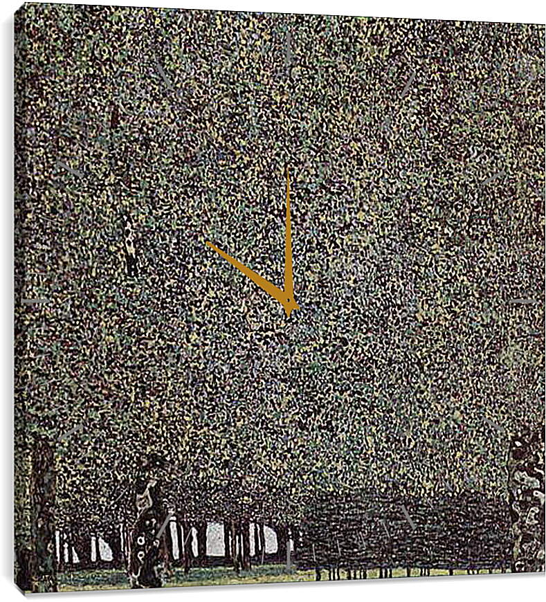 Часы картина - Park. Густав Климт