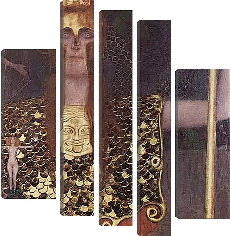 Модульная картина - Pallas Athene. Густав Климт