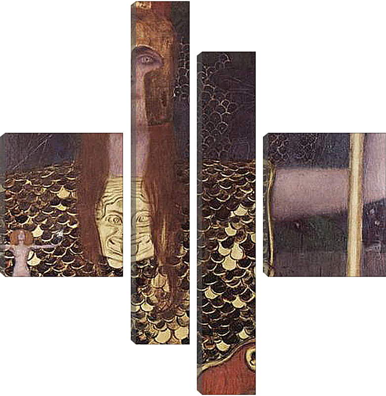 Модульная картина - Pallas Athene. Густав Климт