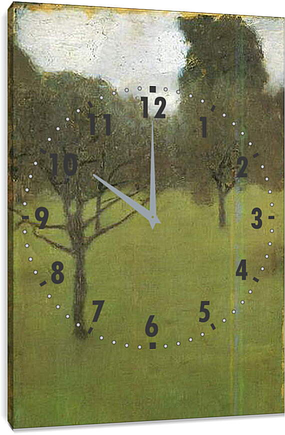 Часы картина - Obstgarten. Густав Климт
