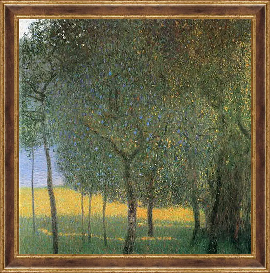 Картина в раме - Obstbaume. Густав Климт