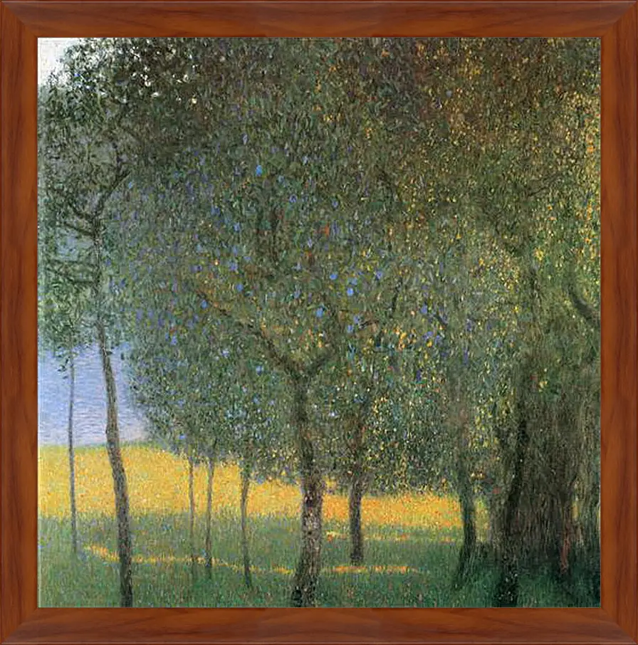 Картина в раме - Obstbaume. Густав Климт