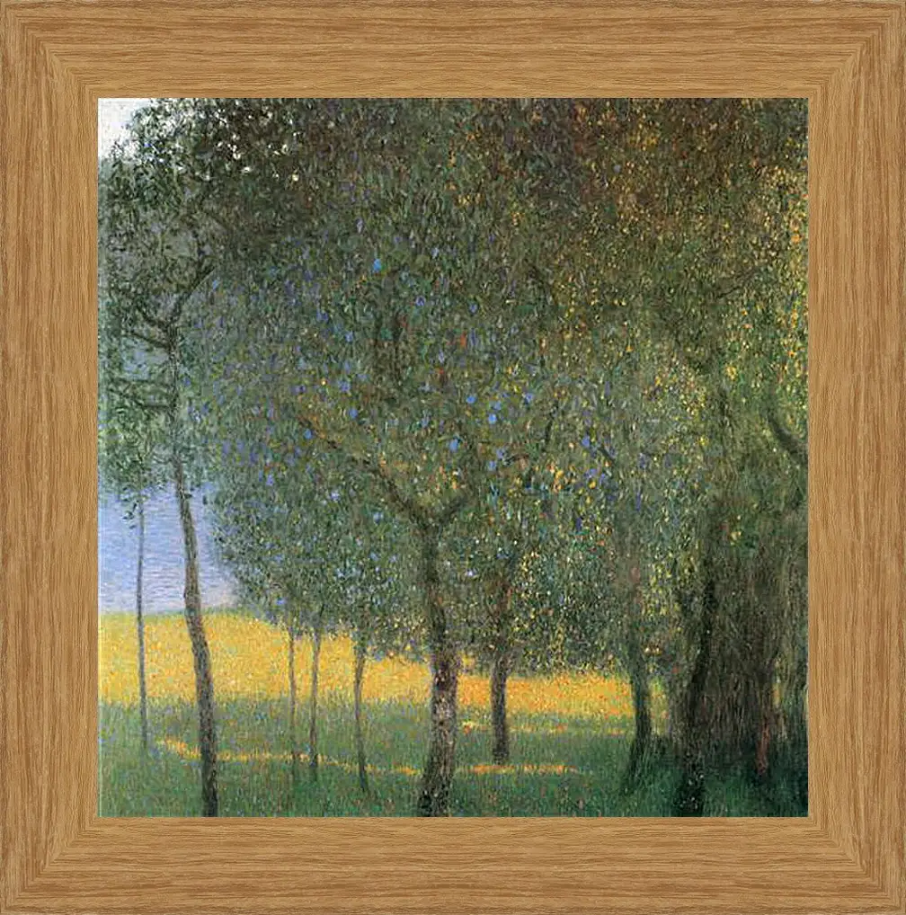 Картина в раме - Obstbaume. Густав Климт