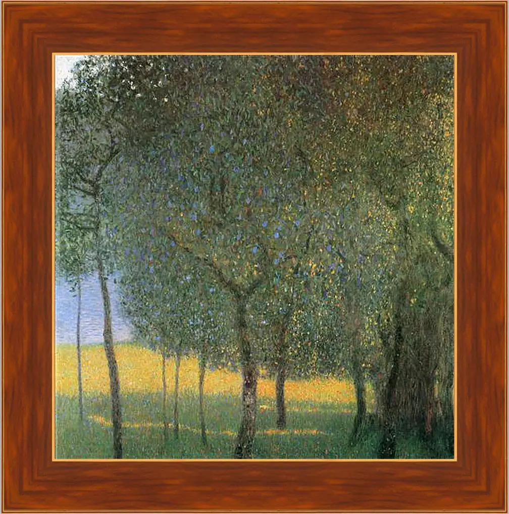 Картина в раме - Obstbaume. Густав Климт