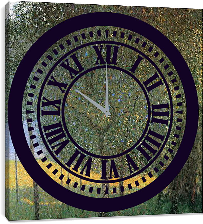 Часы картина - Obstbaume. Густав Климт