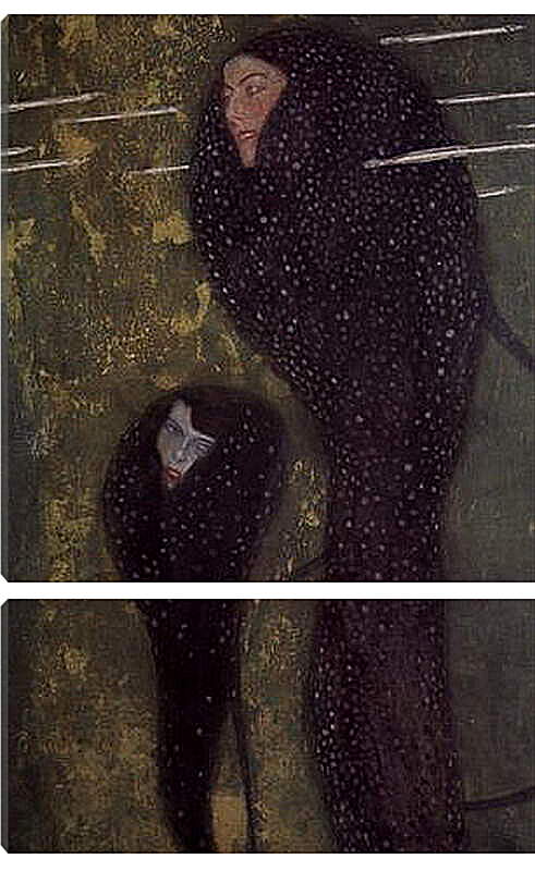 Модульная картина - Nixen (Silberfische). Густав Климт
