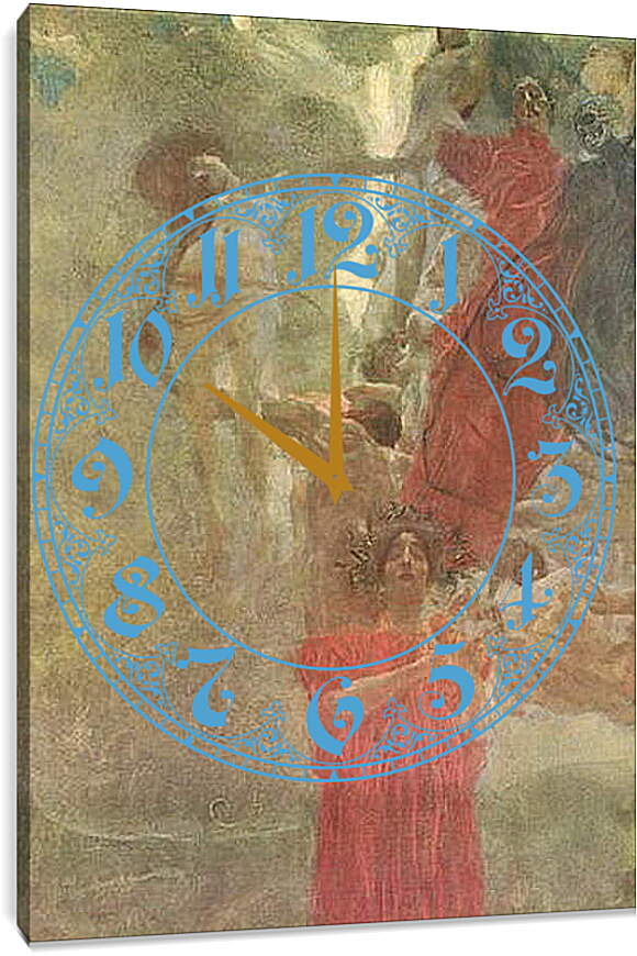 Часы картина - Medizin (Kompositionsentwurf). Густав Климт