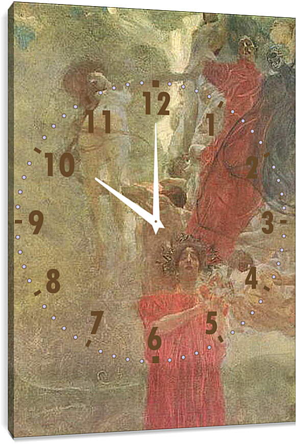 Часы картина - Medizin (Kompositionsentwurf). Густав Климт

