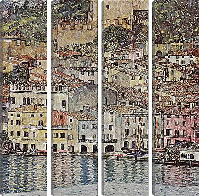 Модульная картина - Malcesine am Gardasee. Густав Климт