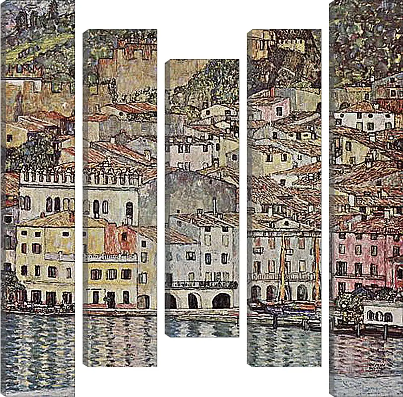 Модульная картина - Malcesine am Gardasee. Густав Климт