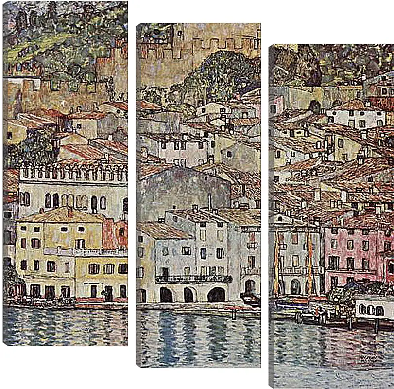 Модульная картина - Malcesine am Gardasee. Густав Климт