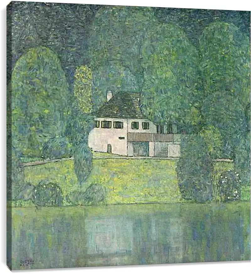 Постер и плакат - Litzlbergerkeller am Attersee. Густав Климт