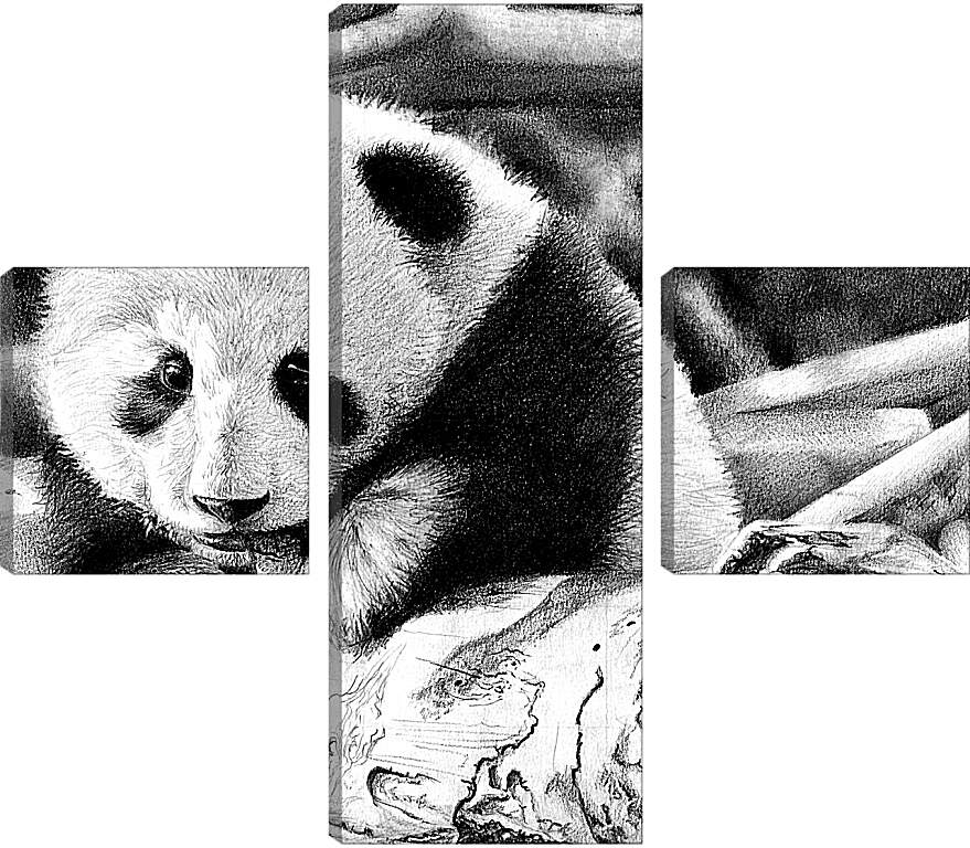 Модульная картина - Панда